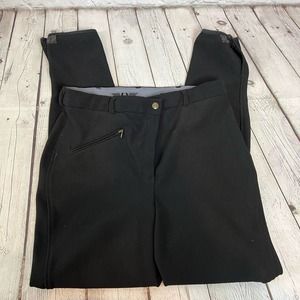 TuffRider Women’s front zip knee patch breeches 32